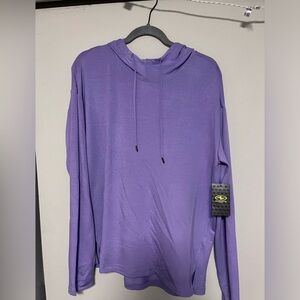 2/$15 NWT Athletic Mock Neck Hoodie Size L (12-14)